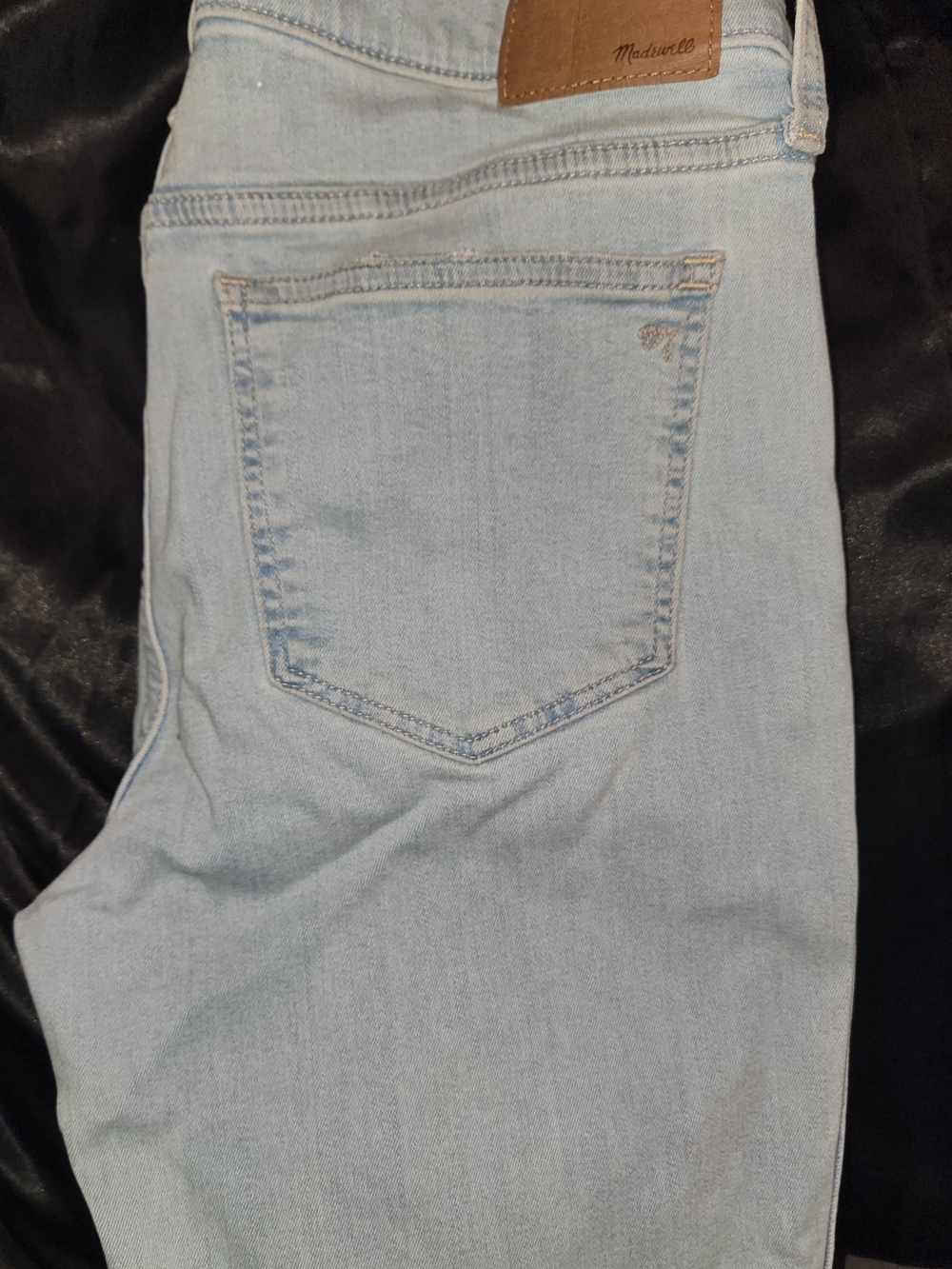 Madewell Light Wash Denim Jeans Stovepipe Sz 29